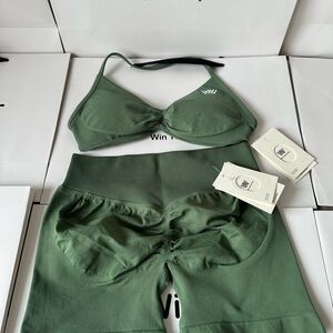 Women's Green Intimate Set